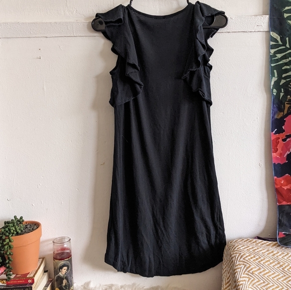 J Crew Flutter Sleeve T-shirt Tee Dress - Picture 3 of 5